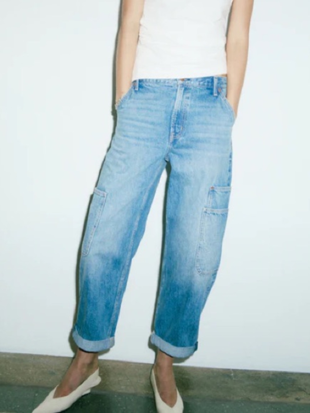 Pistola Sonny Multi Pocket High Rise Barrel Jean